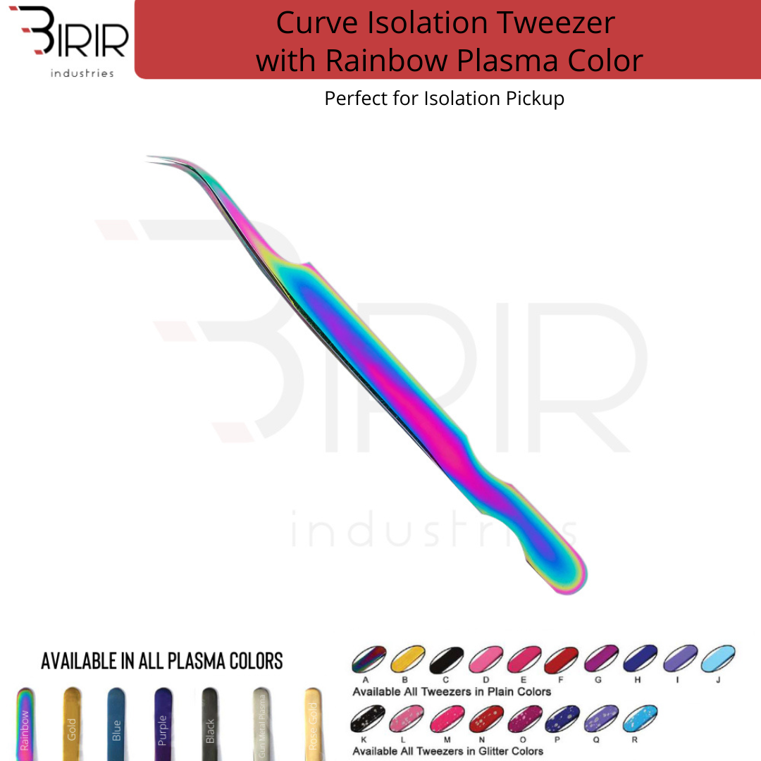 Curve Isolation Tweezer With Rainbow Plasma