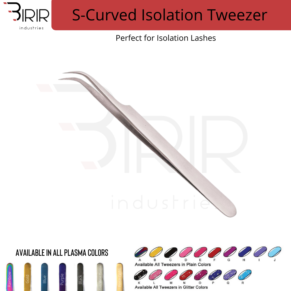 S-Curved Isolation Tweezer