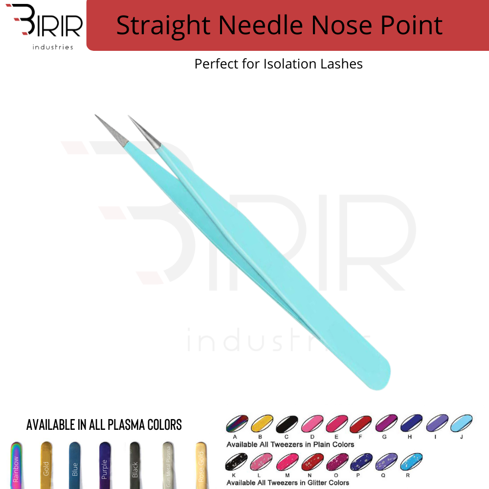 Straight Needle Nose point Tweezer