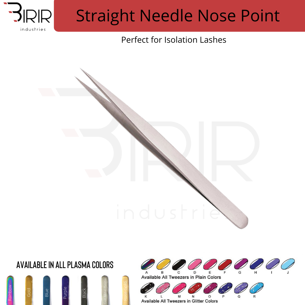 Straight Needle Nose Point Tweezer