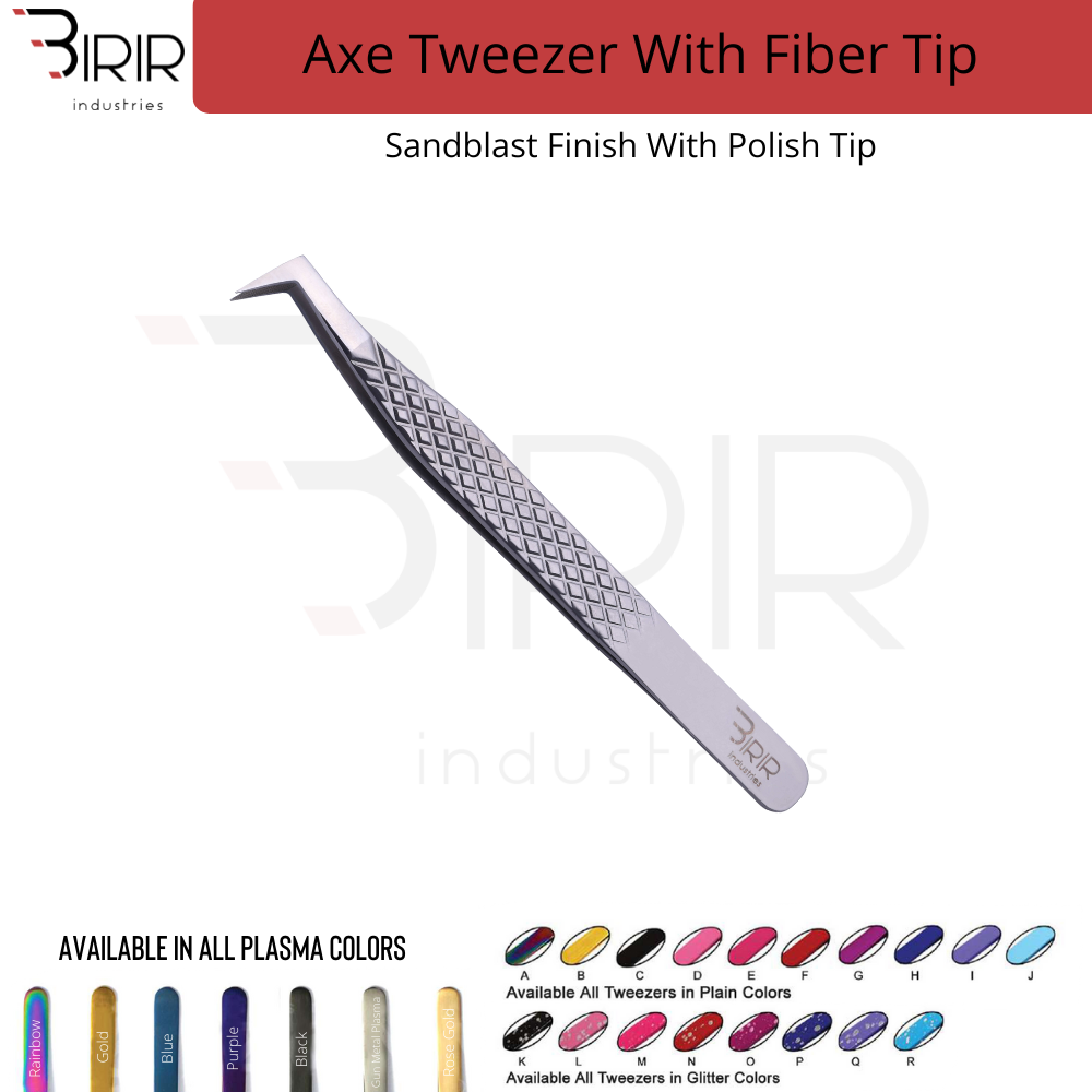 Axe Boot Tweezer With Fiber Tip