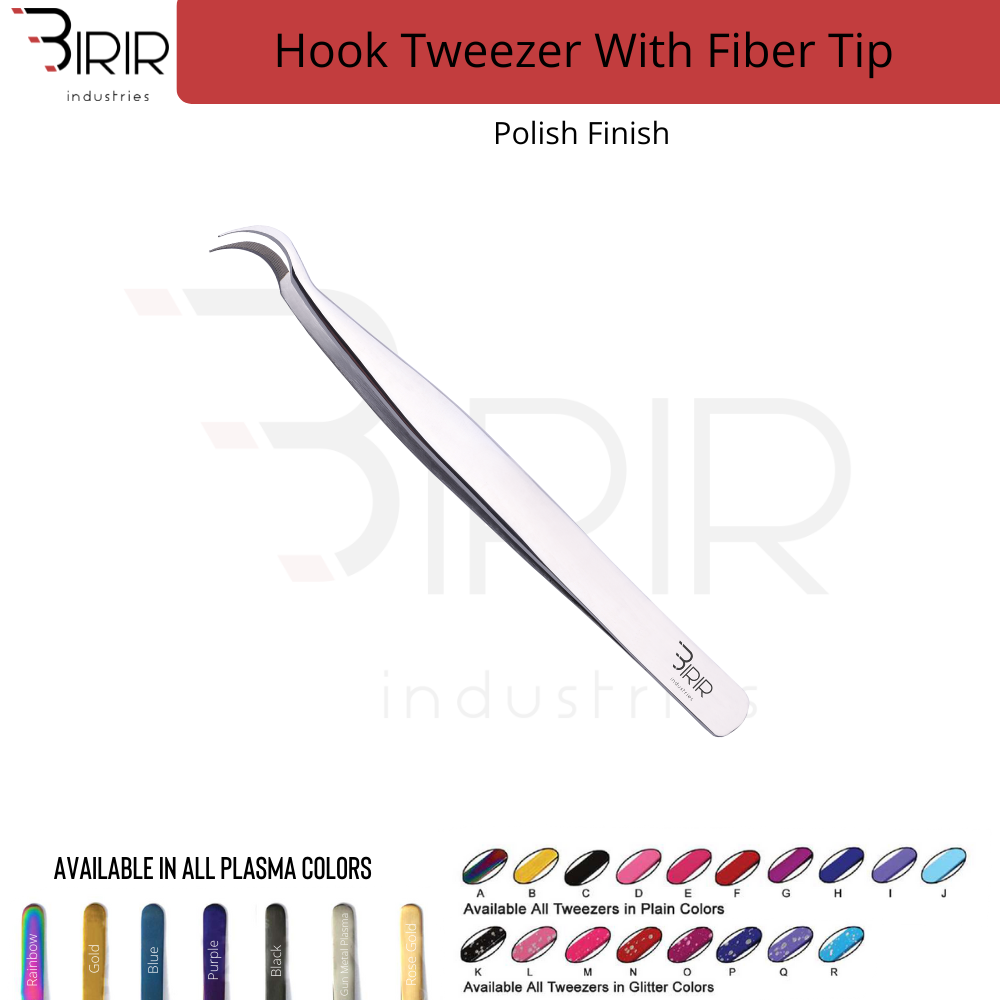 Hook Tweezer With Fiber Tip
