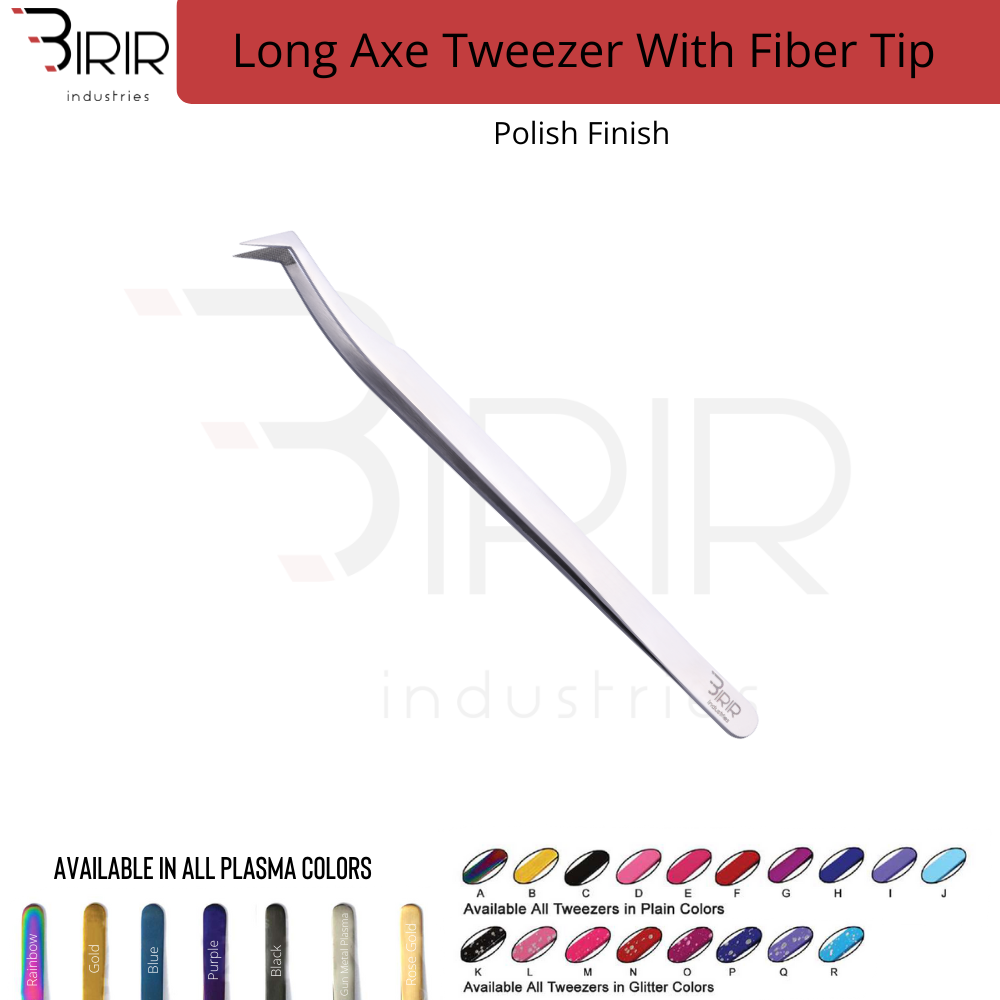 Long Axe Fiber Tip Tweezer